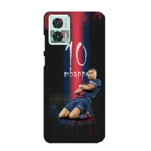 Чехол (TPU) с Футболистом на Motorola Edge 30 Neo (MBAPPE 10)