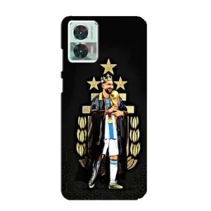 Чехлы Лео Месси Аргентина для Motorola Edge 30 Neo (Месси король)