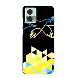 Чехол на Motorola Edge 30 Neo Украинский дизайн (Мир для Украины)
