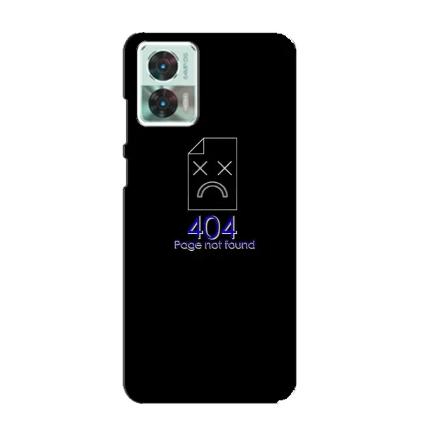 Чехол с рисунком «Ошибка 404» для Motorola Edge 30 Neo Чехол с рисунком «Ошибка 404» для Motorola Edge 30 Neo