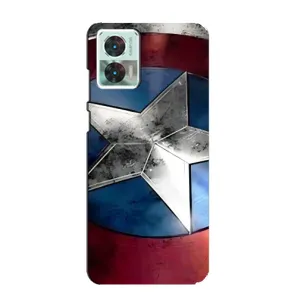 Чехол с Щитом Капитана Америки на Motorola Edge 30 Neo (Щит Капитана Америки)