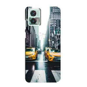 Силиконовый бампер (Работники) на Motorola Edge 30 Neo (Такси)