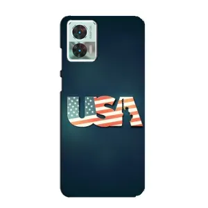 Чехол Флаг USA для Motorola Edge 30 Neo (USA)