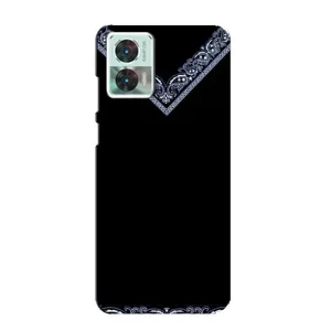 Силиконовый Чехол на Motorola Edge 30 Neo (Воротник вышиванки)