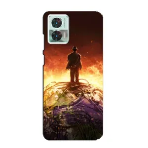 Чехол Оппенгеймер / Oppenheimer на Motorola Edge 30 Neo (Ядерщик)