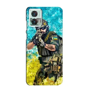 ЗСУ Чехлы (TPU) для Motorola Edge 30 Neo (ЗСУ  Воин)