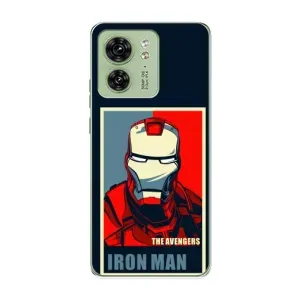 Чехол Супергерой Железный человек на Motorola Edge 40 (Art Iron man)