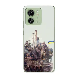 Чехлы на военную тематику для Motorola Edge 40 (Азовсталь)