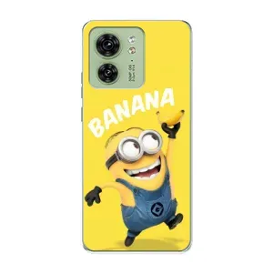 Мультяшний принт на Чохол для Моторола Мото едж 40 (Banana)