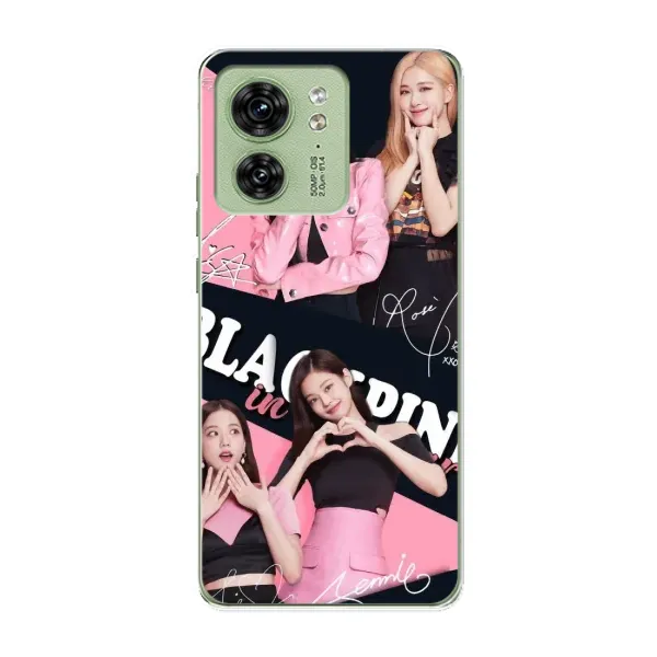 Чехол с рисунком «BLACKPINK» для Motorola Edge 40 Чехол с рисунком «BLACKPINK» для Motorola Edge 40