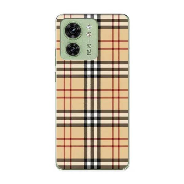 Чехол с рисунком «Burberry стиль» для Motorola Edge 40