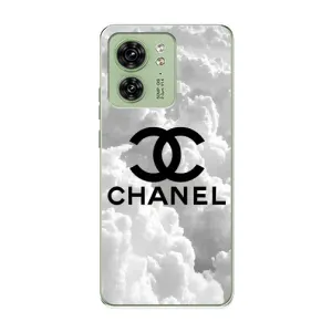 Чехол с Брендами одежды на Моторола Мото едж 40 (CHANEL)
