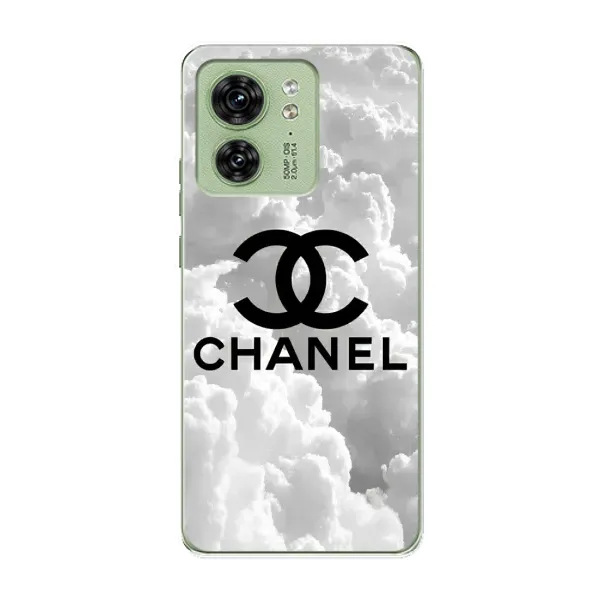 Чехол с рисунком «CHANEL» для Motorola Edge 40