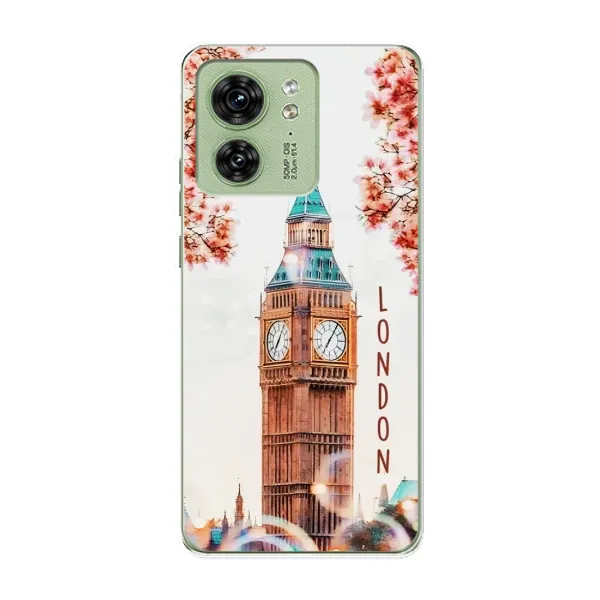 Чехол с рисунком «Часы Лондон» для Motorola Edge 40 Чехол с рисунком «Часы Лондон» для Motorola Edge 40