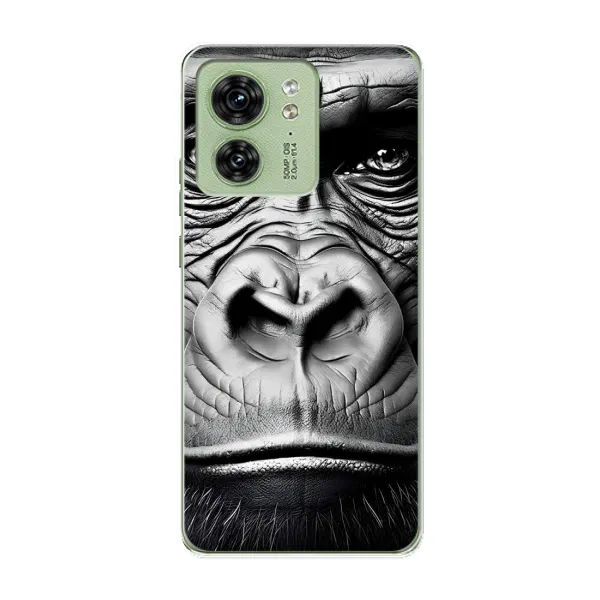 Чехол с рисунком «Черная обезьяна» для Motorola Edge 40 Чехол с рисунком «Черная обезьяна» для Motorola Edge 40