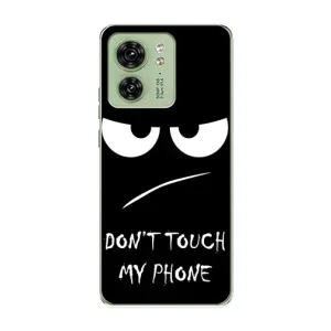 Чохол з прикольним текстом на Motorola Edge 40 (Dont)