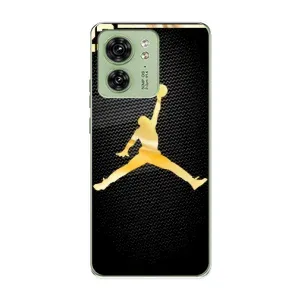 Силіконовый Чохол Nike Air Jordan на Моторола Мото едж 40 (Джордан 23)