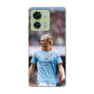 Чохли з принтом на Motorola Edge 40 Футболіст (Ерлинг Холанд)