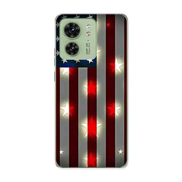 Чехол с рисунком «Флаг США 2» для Motorola Edge 40 Чехол с рисунком «Флаг США 2» для Motorola Edge 40
