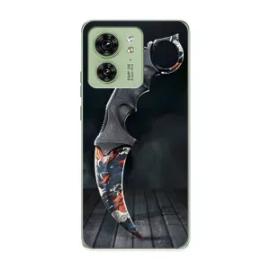 Чехол КИБЕРСПОРТ для Motorola Edge 40 (Кинжал КС ГО)