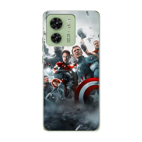 Чехол с рисунком «Команда марвел» для Motorola Edge 40