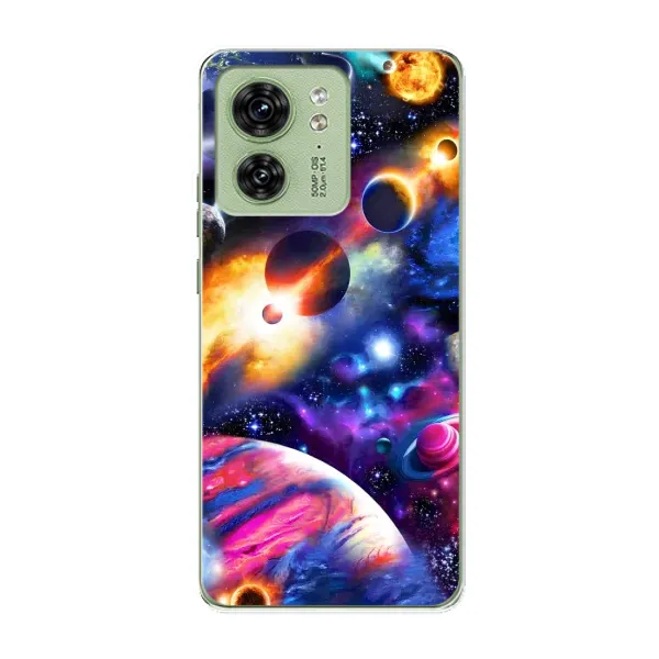 Чехол с рисунком «Космический мир» для Motorola Edge 40 Чехол с рисунком «Космический мир» для Motorola Edge 40
