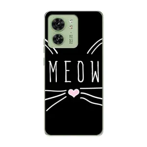 Бампер з зображенням Котиків для Моторола Мото едж 40 (КОТИК MEOW)