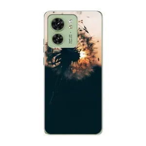 Силіконовий Чохол з кульбабками на Motorola Edge 40 (Гарна кульбабка)