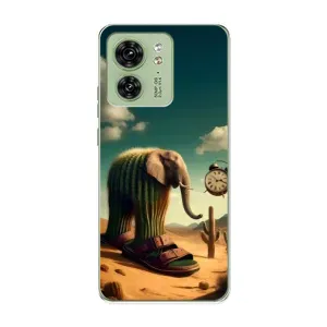 Чехол с мемами тралалело тралала для Motorola Edge 40 (Лирили ларила)