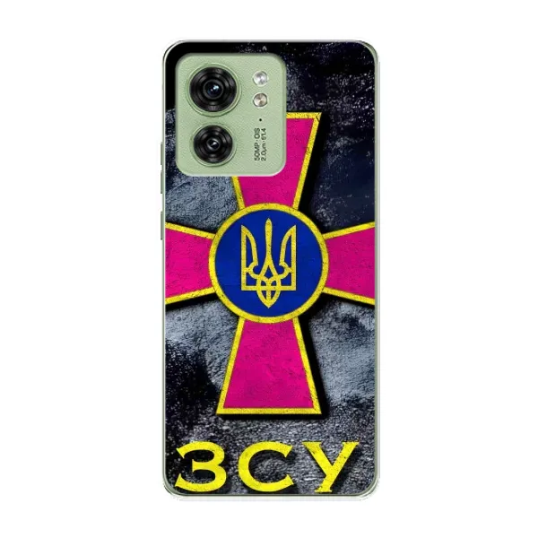 Чехол с рисунком «Лого ЗСУ» для Motorola Edge 40 Чехол с рисунком «Лого ЗСУ» для Motorola Edge 40