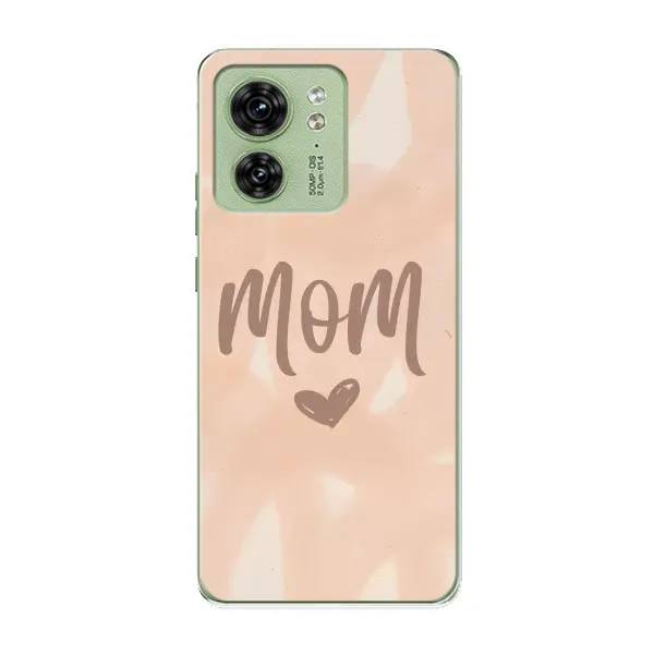 Чехол с рисунком «Love mom» для Motorola Edge 40 Чехол с рисунком «Love mom» для Motorola Edge 40