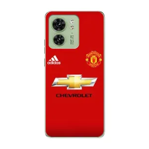 Силиконовые Чехлы принт Футбол на Motorola Edge 40 (Man United)