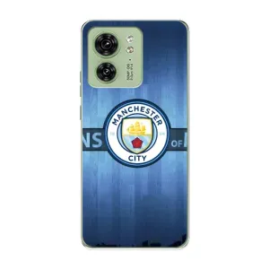 Силиконовые Чехлы принт Футбол на Motorola Edge 40 (ManCity)