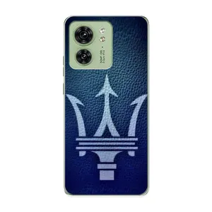 Чехлы с тематикой "Крутые машины" на Motorola Edge 40 (Лого Maserati)