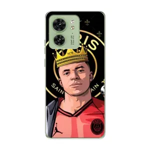 Чохол (TPU) з Футболістом на Motorola Edge 40 (Mbappe King)