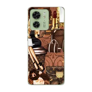 Чохол Стиль Louis Vuitton на Motorola Edge 40 (Мода Луі Віттон)