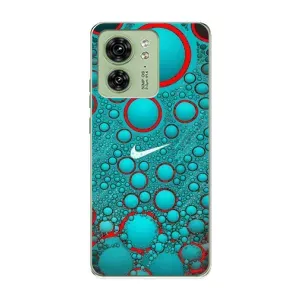 Силіконовый Чохол на Motorola Edge 40 з картинкою НАЙК (Найк зелений)
