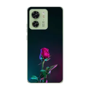 Чохли з принтом Троянд для Motorola Edge 40 (Нічна троянда)