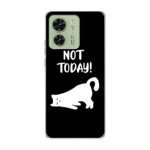 Бампер з зображенням Котиків для Моторола Мото едж 40 (Not Today)