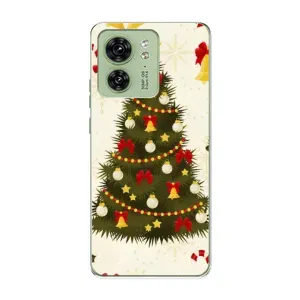 Чохол новорічна ялинка на Motorola Edge 40 (Новорічний принт)