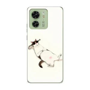 Чохол на тематику: Коти для Motorola Edge 40 (Відпочинок)