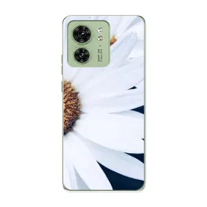 Чохол з ромашками на Motorola Edge 40 (Пів ромашки)