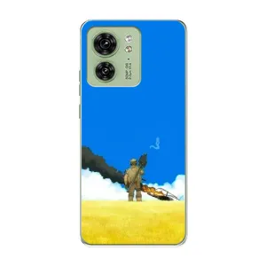 Чехлы на военную тематику для Motorola Edge 40 (Попадание)