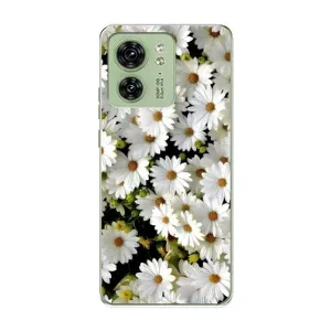 Чохол з ромашками на Motorola Edge 40 (Рамка в ромашках)