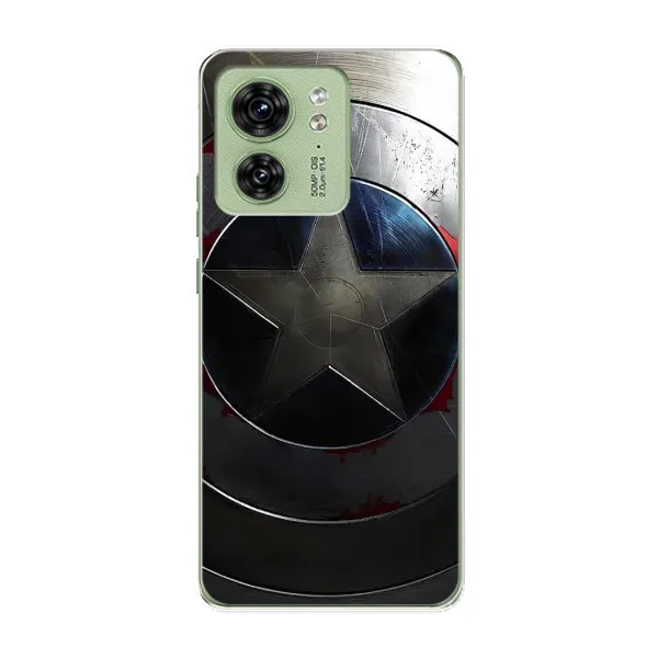 Чехол с рисунком «Ретро Щит Капитана» для Motorola Edge 40 Чехол с рисунком «Ретро Щит Капитана» для Motorola Edge 40
