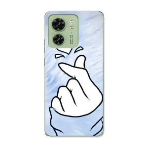 Чехлы (Знак сердечка) на Motorola Edge 40 (Сердечка знак)