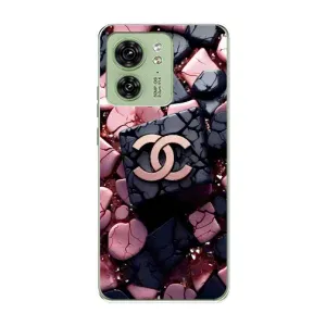 Чехол (Dior, Prada, YSL, Chanel) для Motorola Edge 40 (Шанель)