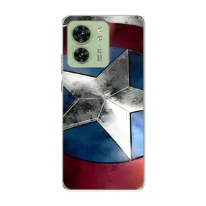 Чехол с Щитом Капитана Америки на Motorola Edge 40 (Щит Капитана Америки)