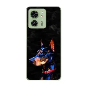Бампер для Motorola Edge 40 з картинкою "Песики" (Собака Мопсік)