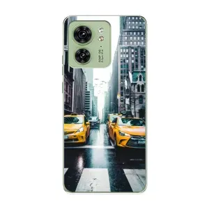 Силиконовый бампер (Работники) на Motorola Edge 40 (Такси)